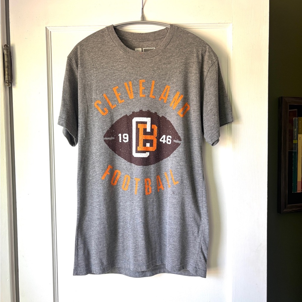 Cleveland Browns Gray Short Sleeve Tee